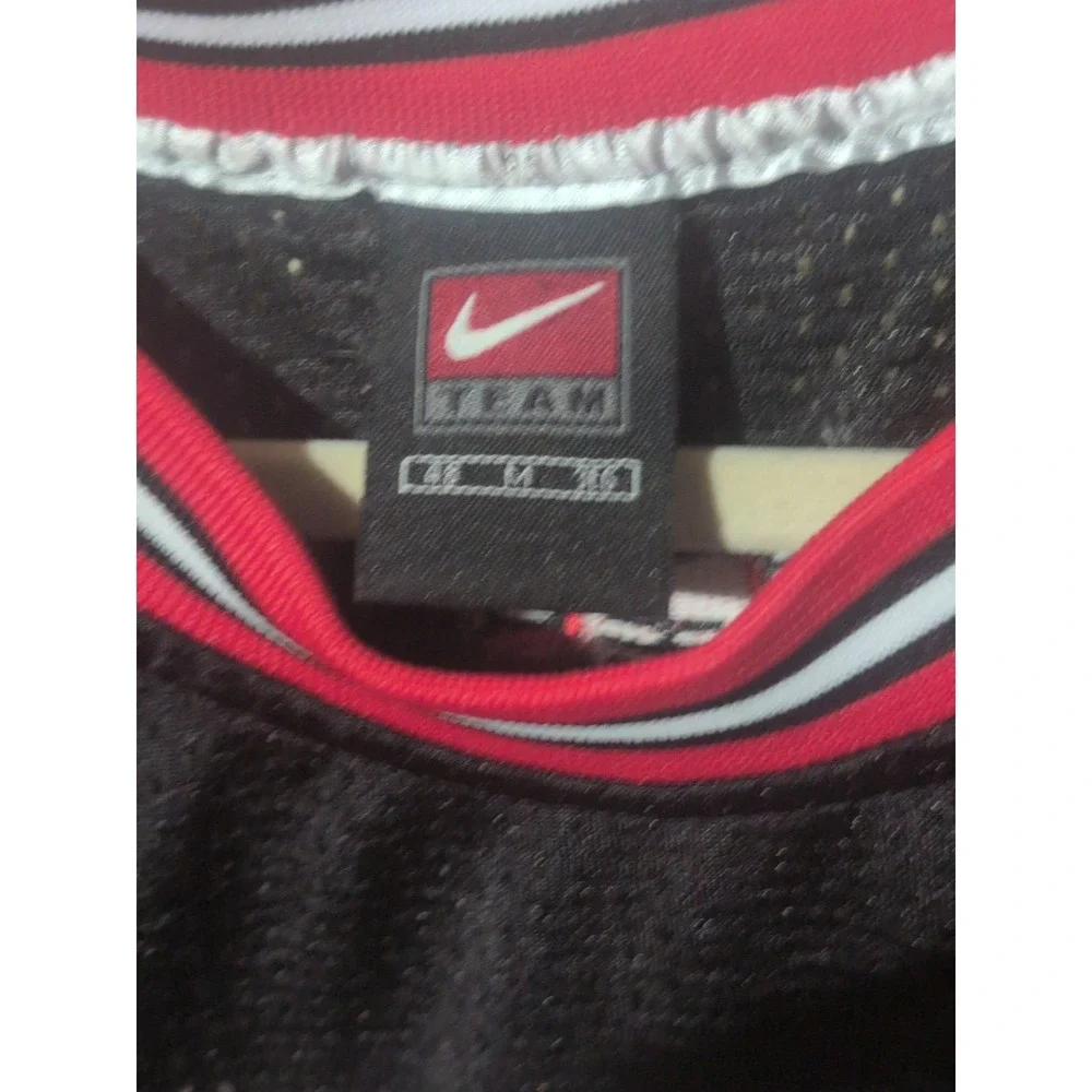 Chicago Bulls Michael Jordan  Black Nike Team Mesh Jersey Size 48/ Medium #23